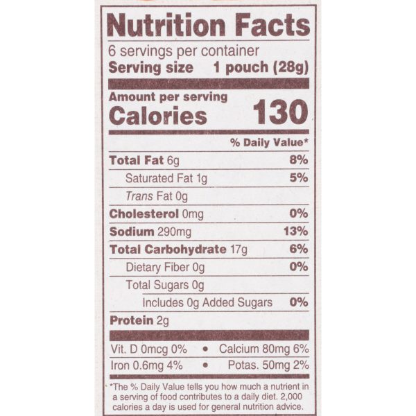 Back To Nature - Crackers Cheddalicious - Case of 4 - Six 1oz Pouches - Image 2