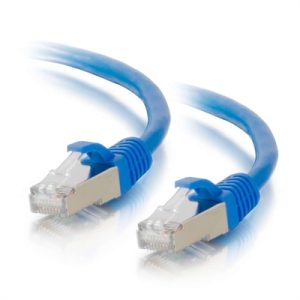5FT CAT6A BOOTED STP BLU