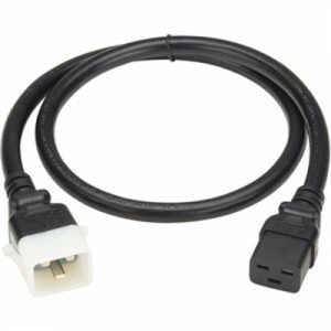 C19 TO P-LOCK C20 20A 3FT BLK