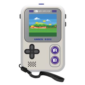 My Arcade DGUN-3924 Gamer Mini Classic 160-in-1 Handheld Game System (Gray/Purple)