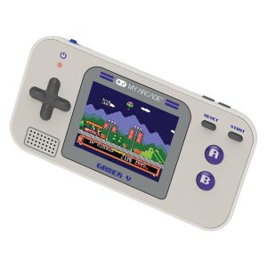 My Arcade DGUN-3920 Gamer V Classic 220-in-1 Handheld Game System (Gray/Purple)