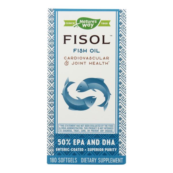 Nature's Way - Fisol Fish Oil - 180 Softgels