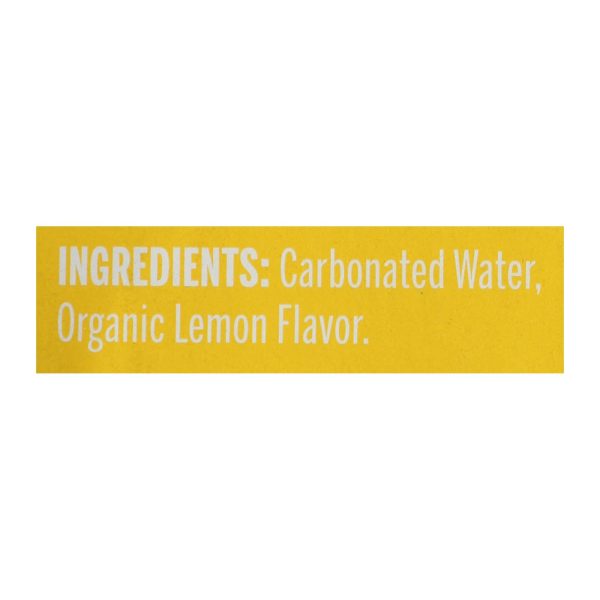 Nixie Sparkling Water - Sparkling Water Lemon - Case of 3 - 8/12 FZ