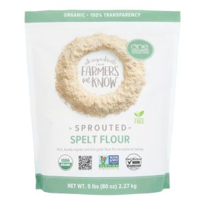 One Degree Organic Foods Sprouted Spelt Flour - Organic - Case of 4 - 80 oz.