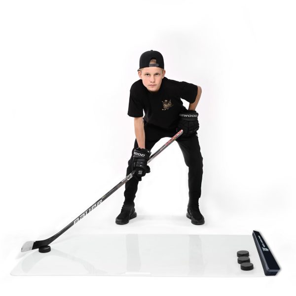 Rapid Rebounder   24  Double Sided Puck Passer for Passing and Shooting One Timers   Portable Passing Hockey Trainer   Two Sided Mounting Screws & Velcro Stickers Included - Image 5