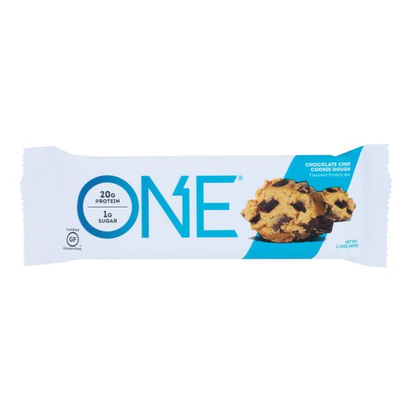 One Chocolate Chip Cookie Dough Flavored Protein Bars  - Case of 12 - 60 GRM - Image 2