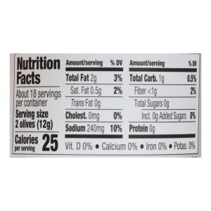 Jeff's Natural Jeff's Natural Castelvetrano Olives - Castelvetrano - Case of 6 - 7.5 oz.