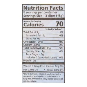 Real Foods Organic Corn Thins - Multigrain - Case of 6 - 5.3 oz.