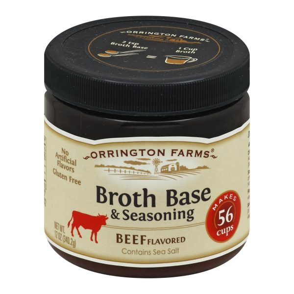 Orrington Farms Broth Base and Seasoning - Beef - Case of 6 - 12 oz. - Image 2