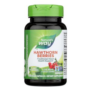Nature's Way - Hawthorn Berries - 510 mg - 100 Capsules