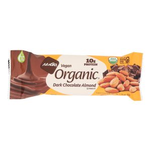 NuGO Nutrition Bar - Organic Dark Chocolate Almond - 1.76 oz - Case of 12