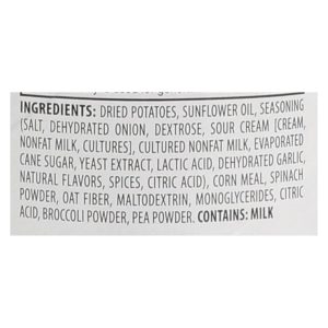 Sensible Portions Sour Cream & Onion Garden Veggie Chips In A Canister  - Case of 12 - 5 OZ