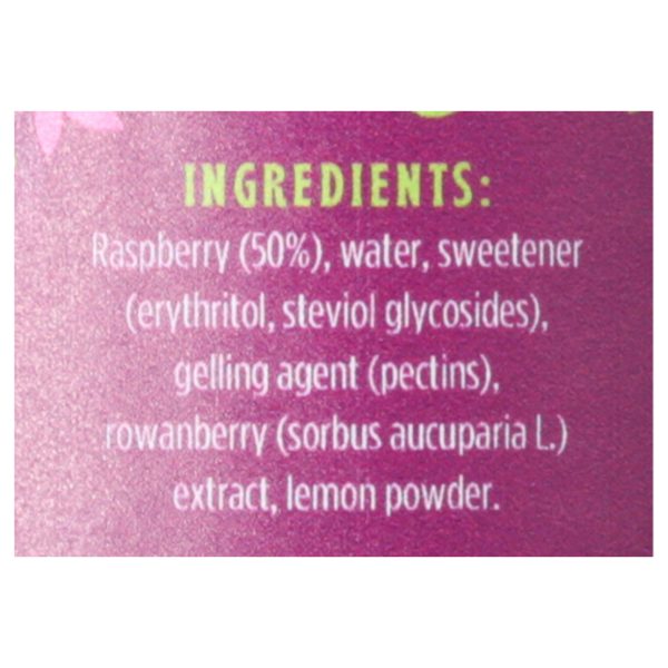 Good Good - Jam Raspberry No Sugar - Case of 6-12 OZ - Image 3