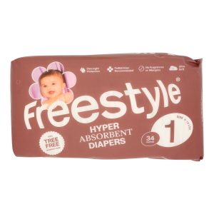 Freestyle - Diapers Baby.size 1 - Case of 6-34 CT