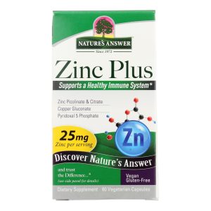 Nature's Answer - Zinc Plus - 1 Each-60 VCAP