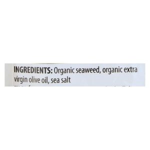 Seasnax Organic Classic Single - 5 Full Sheets - Case of 12 - 0.36 oz.