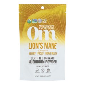 Om Organic Mushroom Powder  - 1 Each - 3.5 OZ