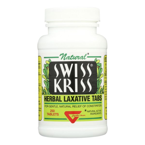 Modern Natural Products Swiss Kriss Herbal Laxative - 250 Tablets - Image 3