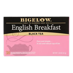 Bigelow Tea English Breakfast Black Tea - Case of 6 - 20 Bags