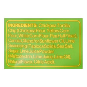 Hippeas - Tortilla Chips - Chickpea Snacks - Sea Salt & Lime - Case of 12 - 5 Ounces