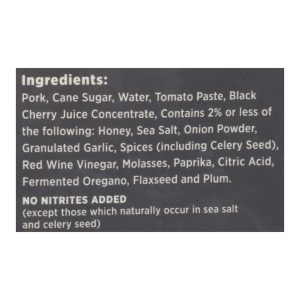 Krave Pork Jerky - Black Cherry Barbeque - Case of 8 - 2.7 oz.