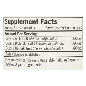 Organic India Triphala, Digestion & Colon Cleanse  - 1 Each - 180 VCAP