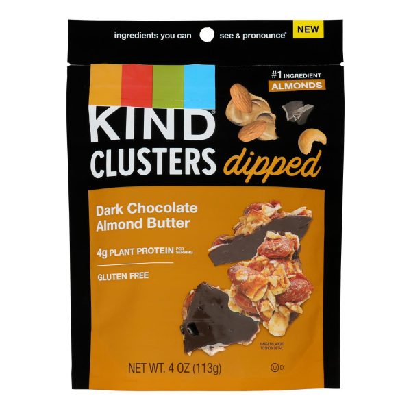 Kind - Clstr Dip Dkchoc Almond Butter - Case of 8-4 OZ - Image 2