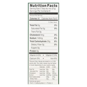 Chebe Bread Products - Pizza Crust Mix - Case of 8 - 7.5 oz.