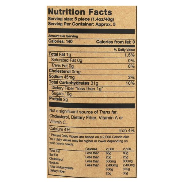 Rj's Licorice Soft Eating Licorice - Original - Case of 8 - 7.05 oz - Image 3