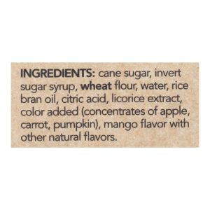 Rj's Licorice Soft Eating Licorice - Mango - Case of 8 - 7.05 oz