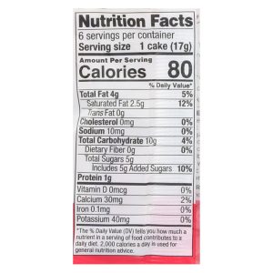 Element Organic Dipped Rice Cakes - Strawberry'N'Cream - Case of 6 - 3.5 oz