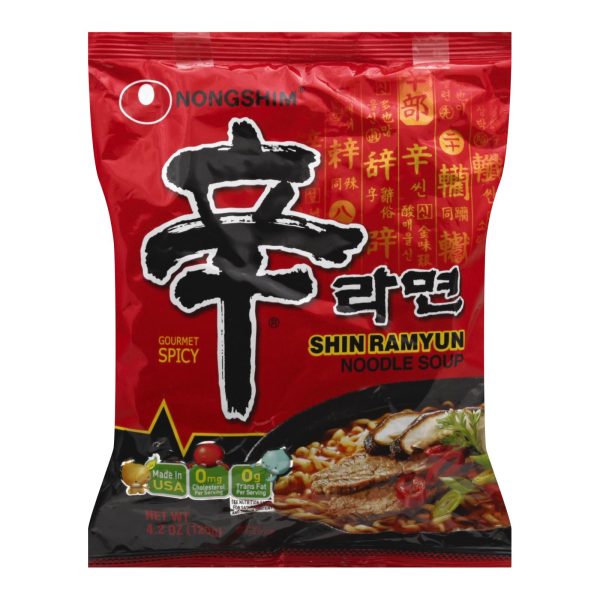Nong Shim Shin Ramyun - Meal Noodle - Case of 10 - 4.2 oz. - Image 3