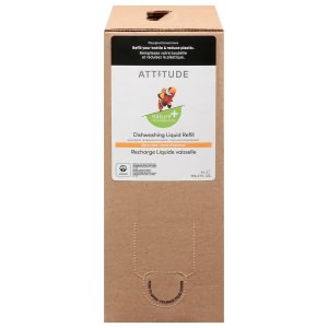 Attitude - Dish Liquid Citrus Zest - 1 Each 1-135.3 OZ