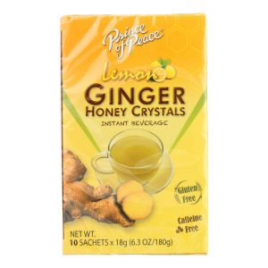 Prince Of Peace - Tea Instant Lemon Ginger Honey Cry - Case of 6-10 BAG