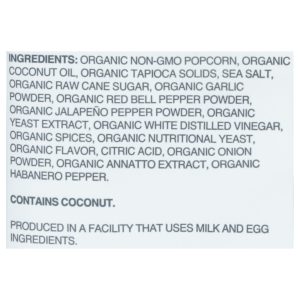 Lesser Evil - Popcorn Fiery Hot - Case of 12-4.6 OZ