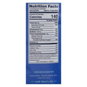 Live Love Pop Delicious Gourmet Popcorn - Case of 12 - 4.4 OZ