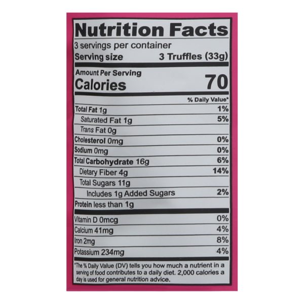 That's It - Truffl Dark Chocolate Fig - Case of 6-3.5 OZ - Image 2