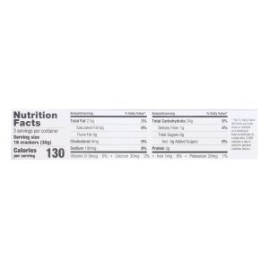 Sesmark Foods Savory Rice Thins - Original - Case of 12 - 3.2 oz.