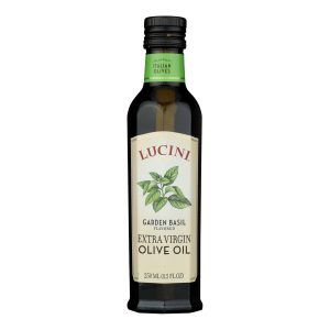 Lucini Italia Extra Virgin Tuscan Basil Olive Oil - Case of 6 - 8.5 fl oz