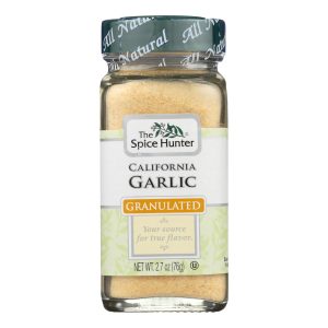 The Spice Hunter California Granulated Garlic  - Case of 6 - 2.7 OZ