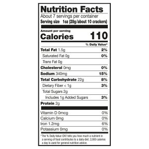 Snack Factory Garlic Parmesan Pretzel Crisps  - Case of 12 - 7.2 OZ