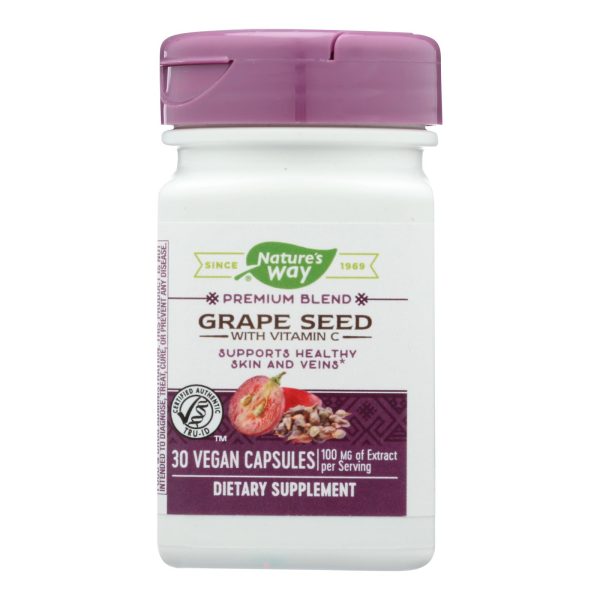 Nature's Way - Grape Seed Standardized - 30 Capsules - Image 2