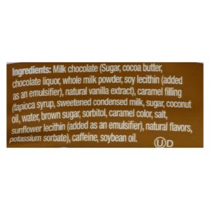Awake Chocolate - Bites Chocolate Caramel - Case of 50-.58 OZ