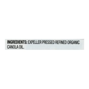 Spectrum Naturals Organic Refined Canola Oil - Case of 12 - 32 Fl oz.