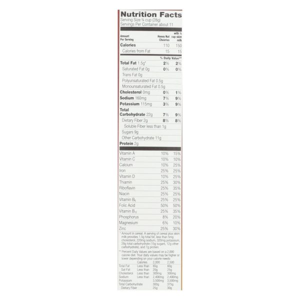 General Mills - Cereal Cheerios Honey Nut - Case of 12-10.8 oz - Image 3