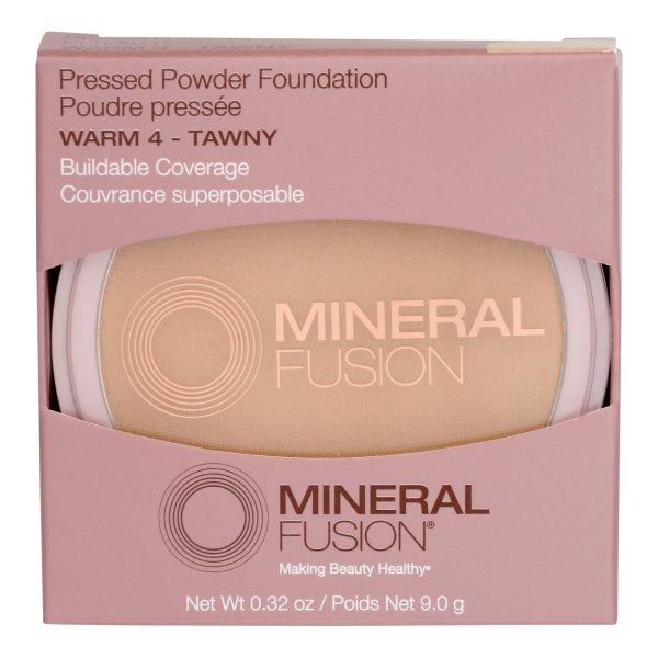Mineral Fusion - Mkup Pressed Powder Warm 4 - 1 Each-.32 OZ