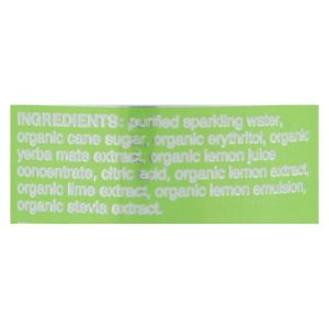 Clean Cause - Yrba Mte Lemon Lime Cln - Case of 12 - 16 FZ