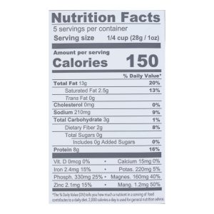 Superseedz Gourmet Pumpkin Seeds - Sea Salt - Case of 6 - 5 oz.