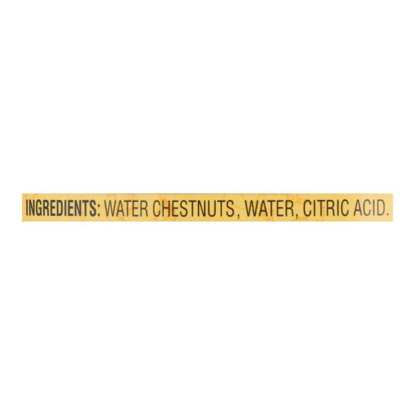 Reese Water Chestnuts - Sliced - Case of 24 - 8 oz. - Image 2