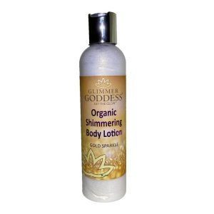 Organic Body Shimmer Lotion   Super Level 3 Gold Body Shimmer 8 oz